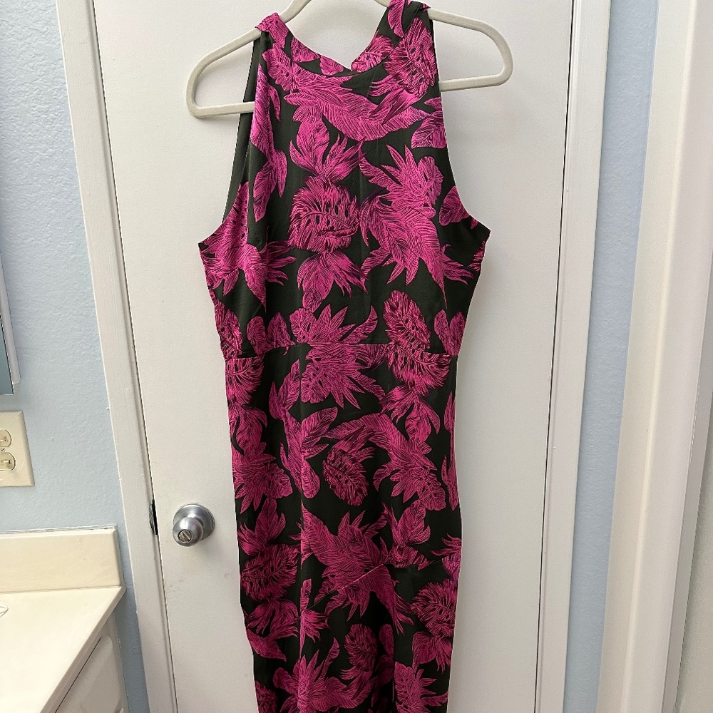 Sam Edelman Black and pink floral dress